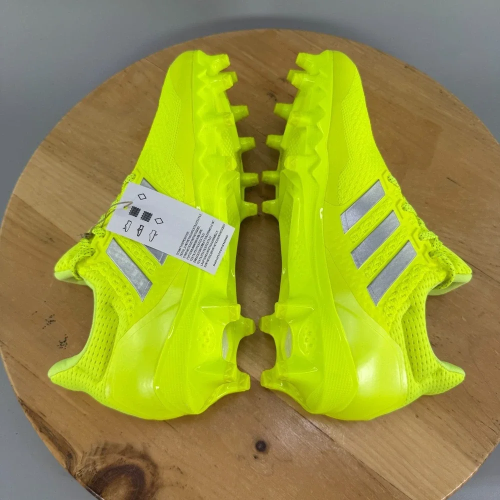 Adidas UltraBoost Football Cleats Mens Size 9 Team Solar Yellow Molded NEW